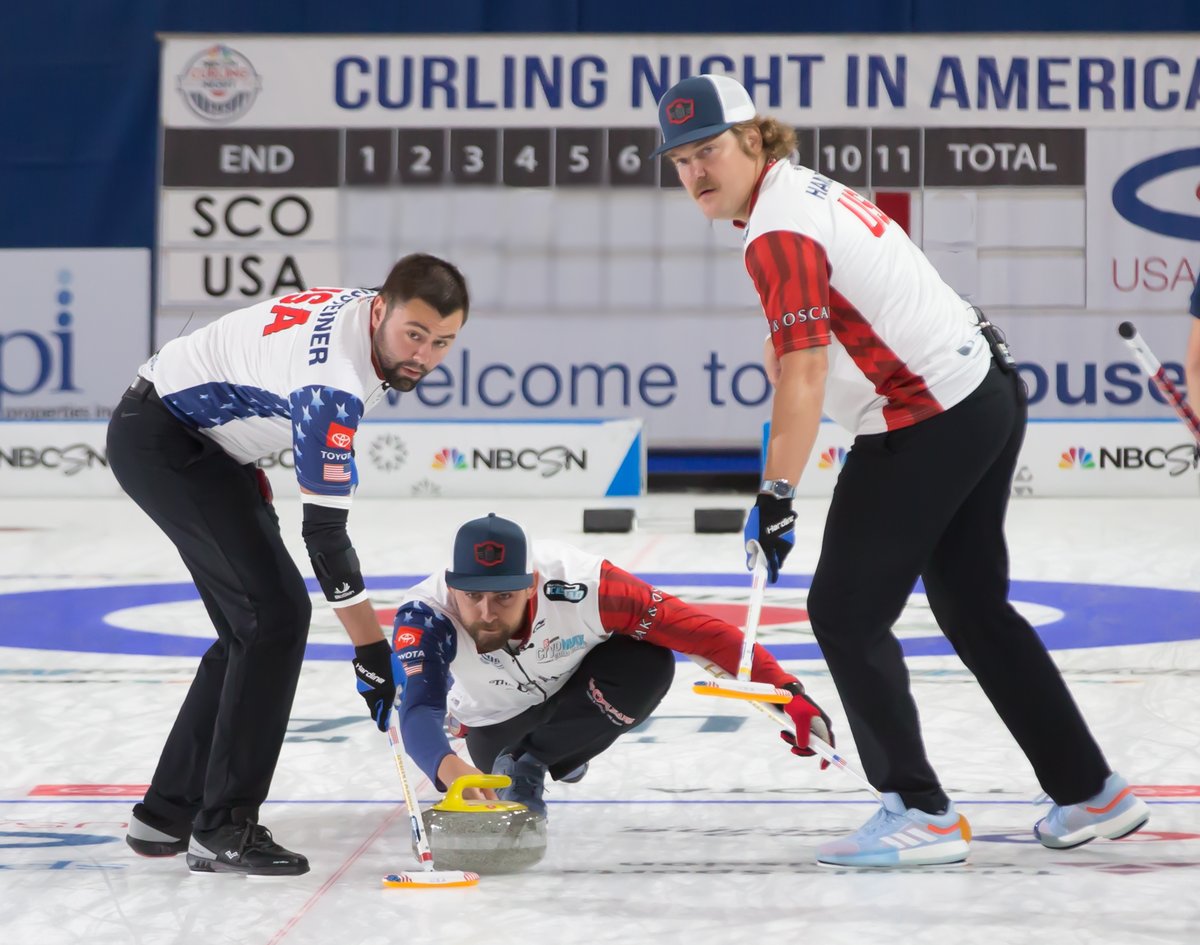 usacurl's tweet photo. Get ready for the debut of season 6 of Curling Night in America on @NBCSN this Friday night! 9:30 p.m. ET! USA men @TeamShuster vs Scotland

https://t.co/MmswAUHW7P

📸 @ChrisBarryPhoto https://t.co/G5EJ5HAzuX