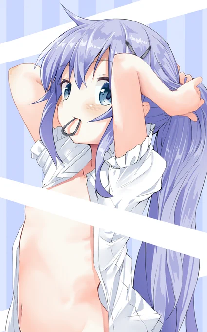#推しキャラ生誕祭
で描いたチノちゃんです!か、体の練習で描いただけだから
べべべ別にやましい気持ちはぁ・・・・ry

差分有はこちら
https://t.co/uC61341ONe 