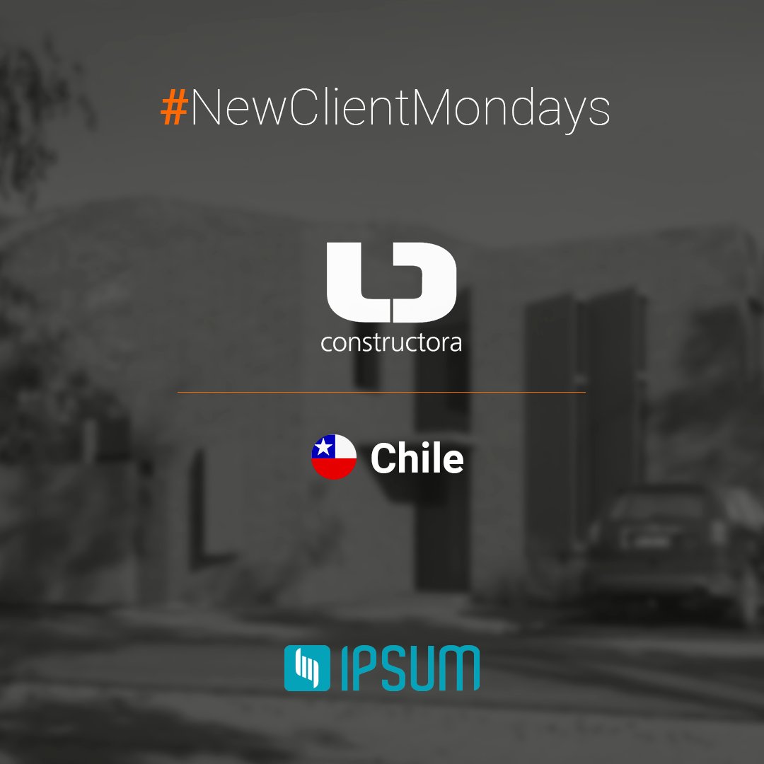 ipsumapp's tweet photo. And we are back for the last #newclientmondays of the year, and the decade, we have onboard with us Constructora L y D S.A. from Chile, a big warm welcome, and happy new year.
#proplanner #construction #lean #BIM #ipsumapp #lastplanner #chile #peru #mexico #USA #planningsoftware https://t.co/CjEy04hvRI