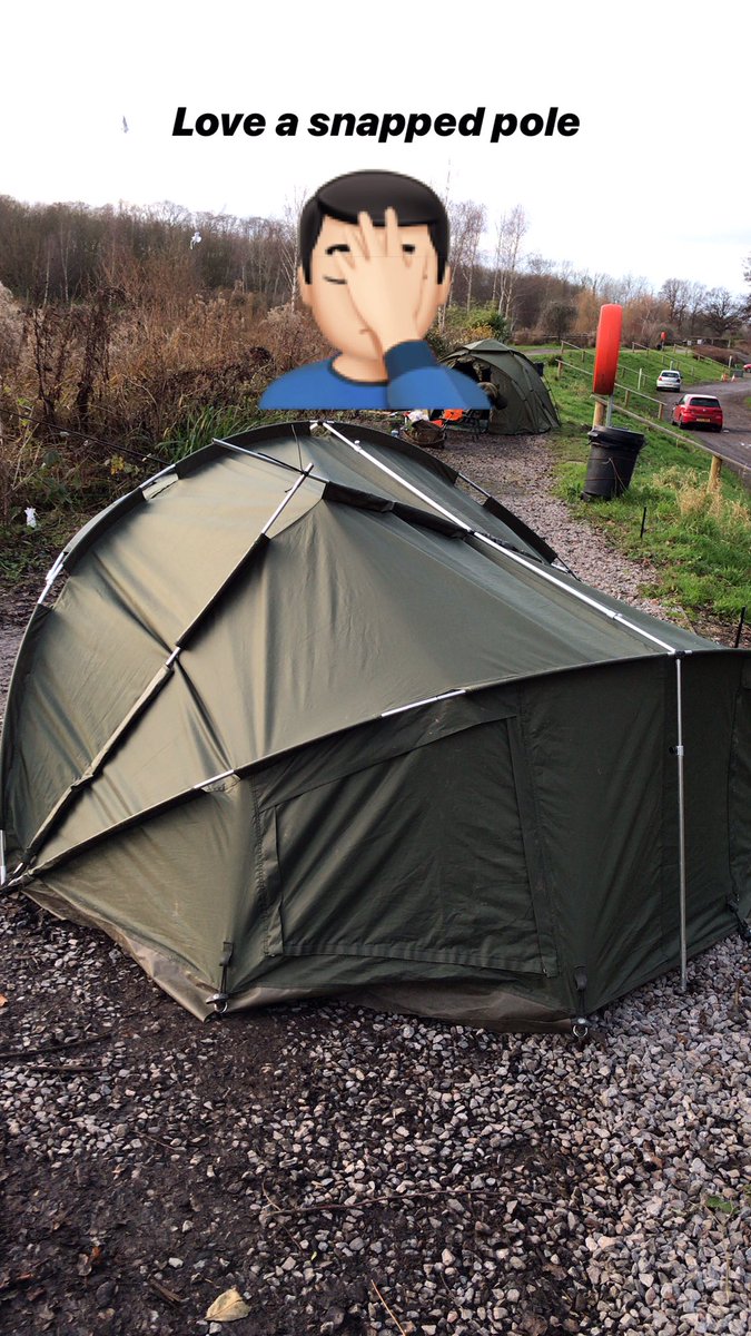 LozHarris91's tweet photo. @Trakker_Carp I’ve had a pole snap on my bivvy, do you have a contact I can use to get a replacement thanks https://t.co/L3EJ8vLmgu