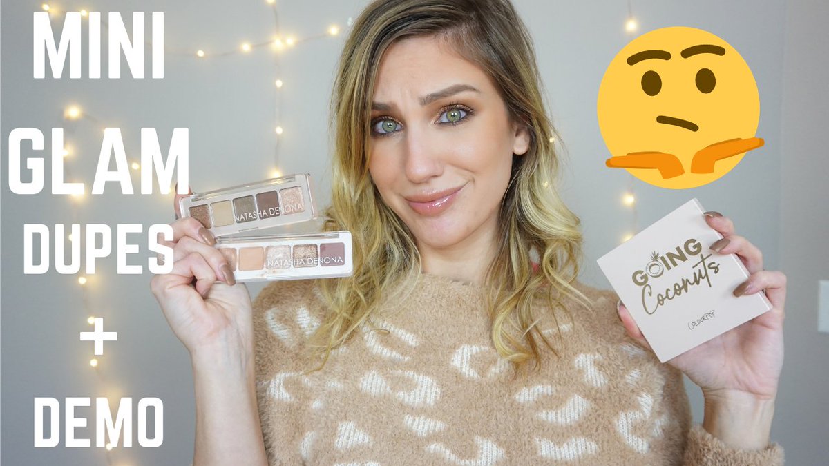 New video is live! I had to grab the #NatashaDenona Mini Glam Palette 😍 Demo + Dupes is now up :) #newmakeup #makeupdupes
youtube.com/watch?v=p_SeT1…