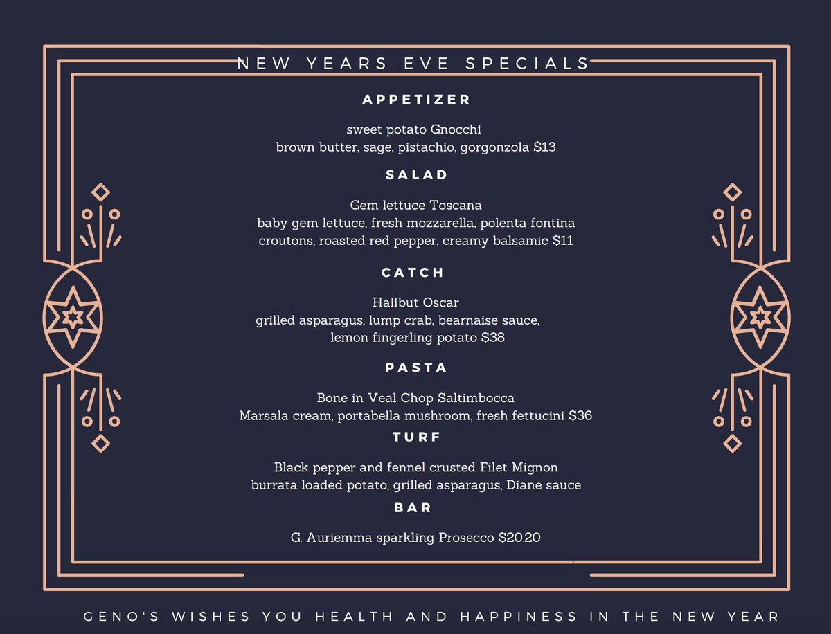 GenosGrille's tweet photo. See you tomorrow, specials running all day! https://t.co/3mP2vlAjt8