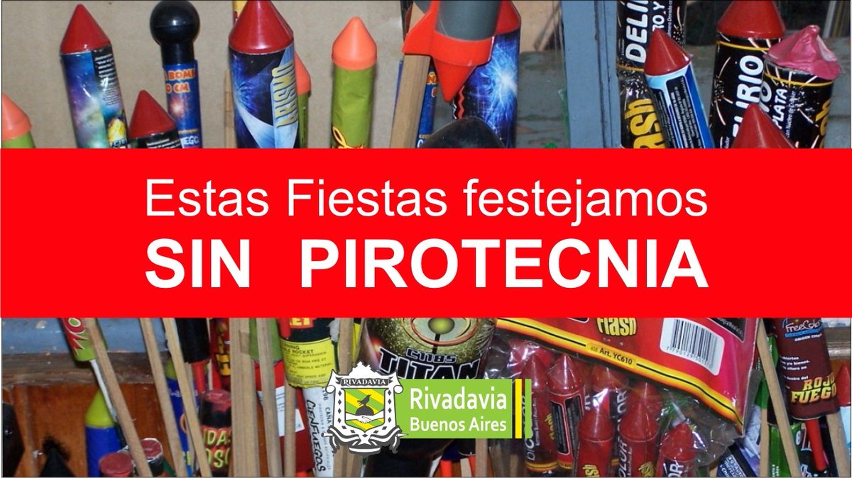 Munirivadavia1's tweet photo. ✨¡Se acerca Año Nuevo! 🎆Queremos aprovechar para recordarles que se encuentra prohibida la utilización y venta de pirotecnia 🎇❌, según lo establece la Ordenanza N° 3.830/2.016.

Conoce más en ➡️ https://t.co/V16FKwQBpw https://t.co/n3id5Uvm29