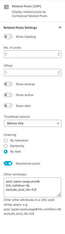 ajaydsouza's tweet photo. I'm pleased to announce the release of Contextual Related Posts v2.8.0. Now with a #gutenberg block.
https://t.co/bUpNr27o9T
#WordPress #plugins #relatedposts https://t.co/Yz1KVOuS22