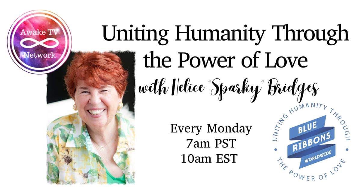 awake_network's tweet photo. Helice “Sparky” Bridges is LIVE! Discover Seven One Minute Ways to eradicate bullying, end conflict, stop crime and violence, avert suicide, enhance self-worth, and make dreams come true where you live, work and learn

https://t.co/NgHA5VCPig

#awaketvnetwork #awake #peace #love https://t.co/wc3QuJhIUg