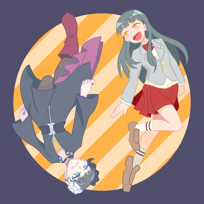 今年はハッピーな絵をたくさん描いたなって振り返り
1人のキャラをこんなに描いたの初めてかもしれない 