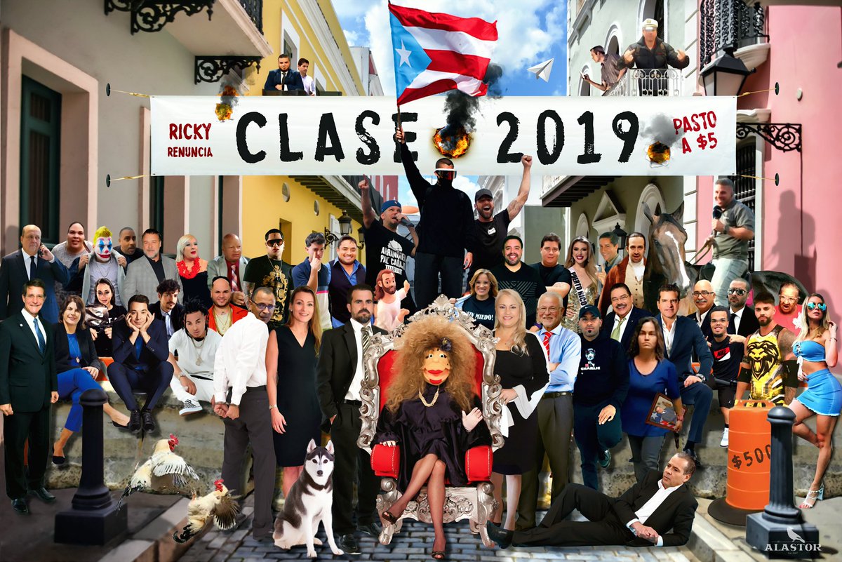 Alastor's tweet image. Puerto Rico, esta es tu Clase 2019.