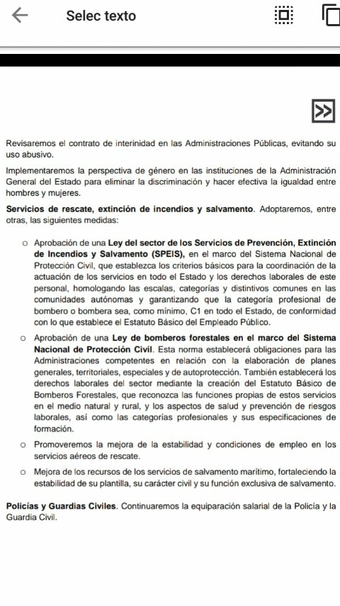 #LeyMarcoBomberos 
#EstatutoBomberosForestales
#EquiparacionYa 
Bueno, pues parece q la cosa arranca con buenos propósitos.
Esperamos q este año que entra sea el último del que tengamos q pelear por estos temas.
@PSOE @ahorapodemos