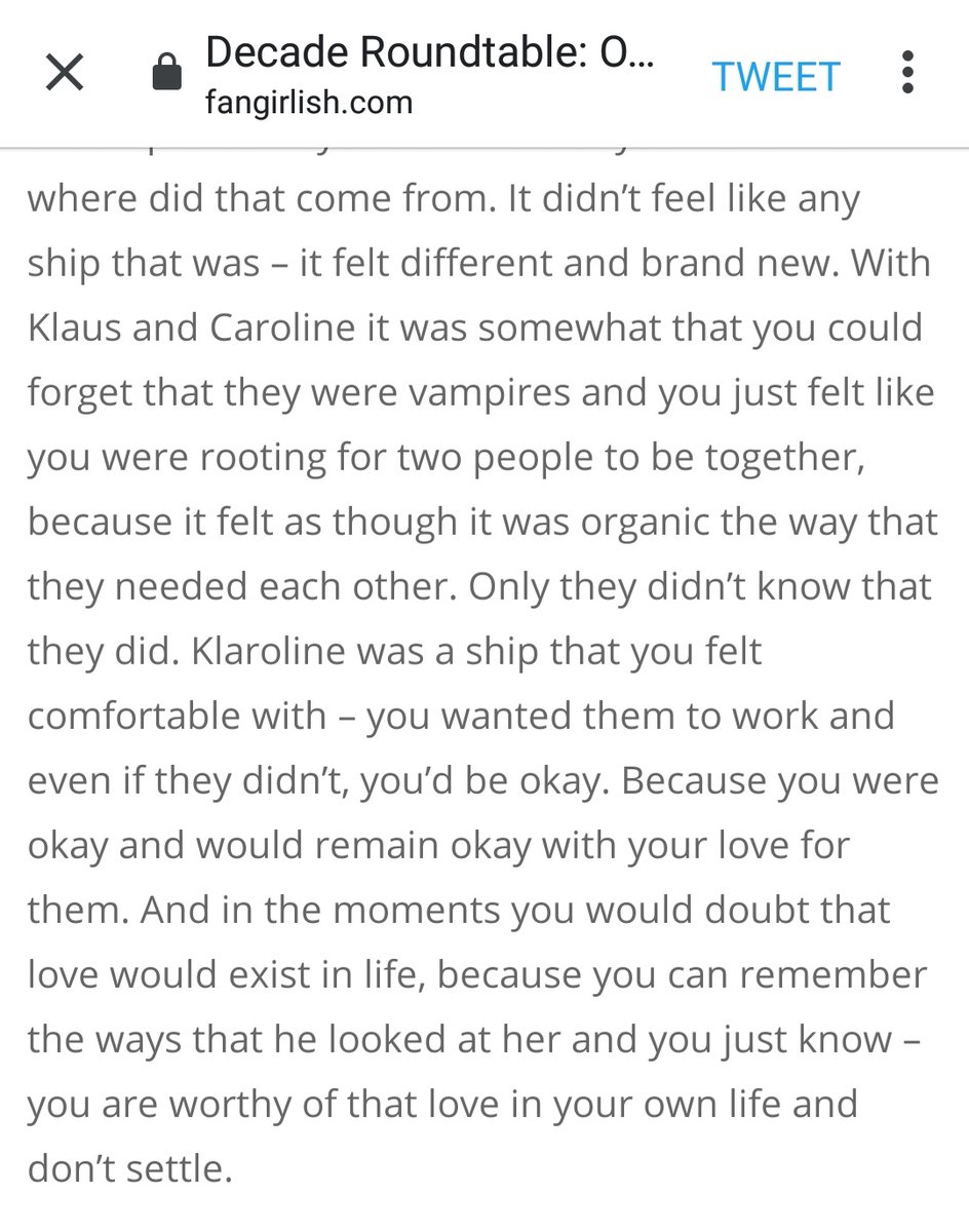 Klaroheart's tweet photo. Klaroline being best ship of the decade? We been knew. https://t.co/5HTsalVCMJ