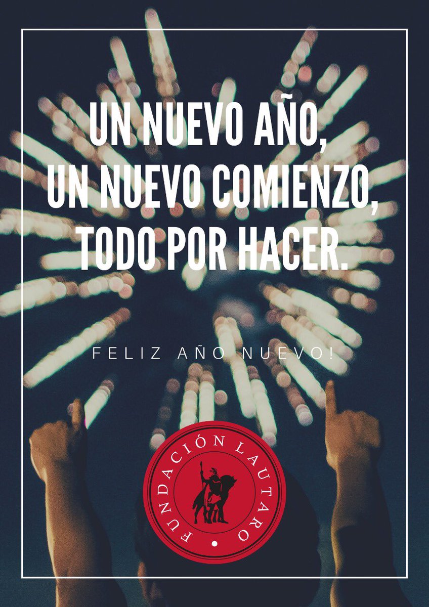 FundaLautaro's tweet photo. Felices por el gran año que tuvimos, y muy motivados por el que comienza. Feliz Año Nuevo! https://t.co/TNhn6pLnBn