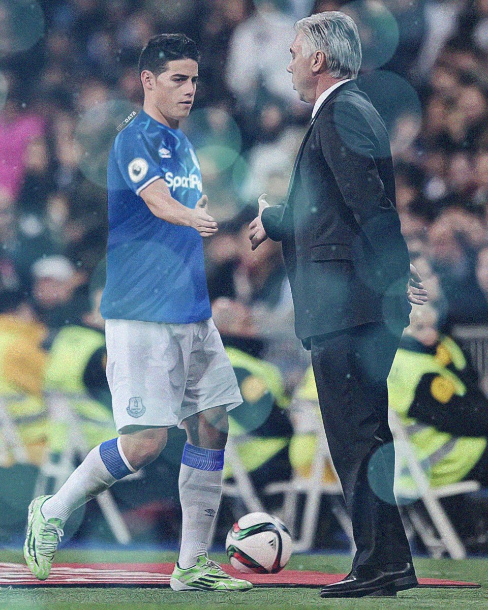 EFC_Data's tweet photo. 🔵 @JamesdRodriguez to Everton?

🤨 @MrAncelotti and his contacts. https://t.co/RQwNRaJ6DV