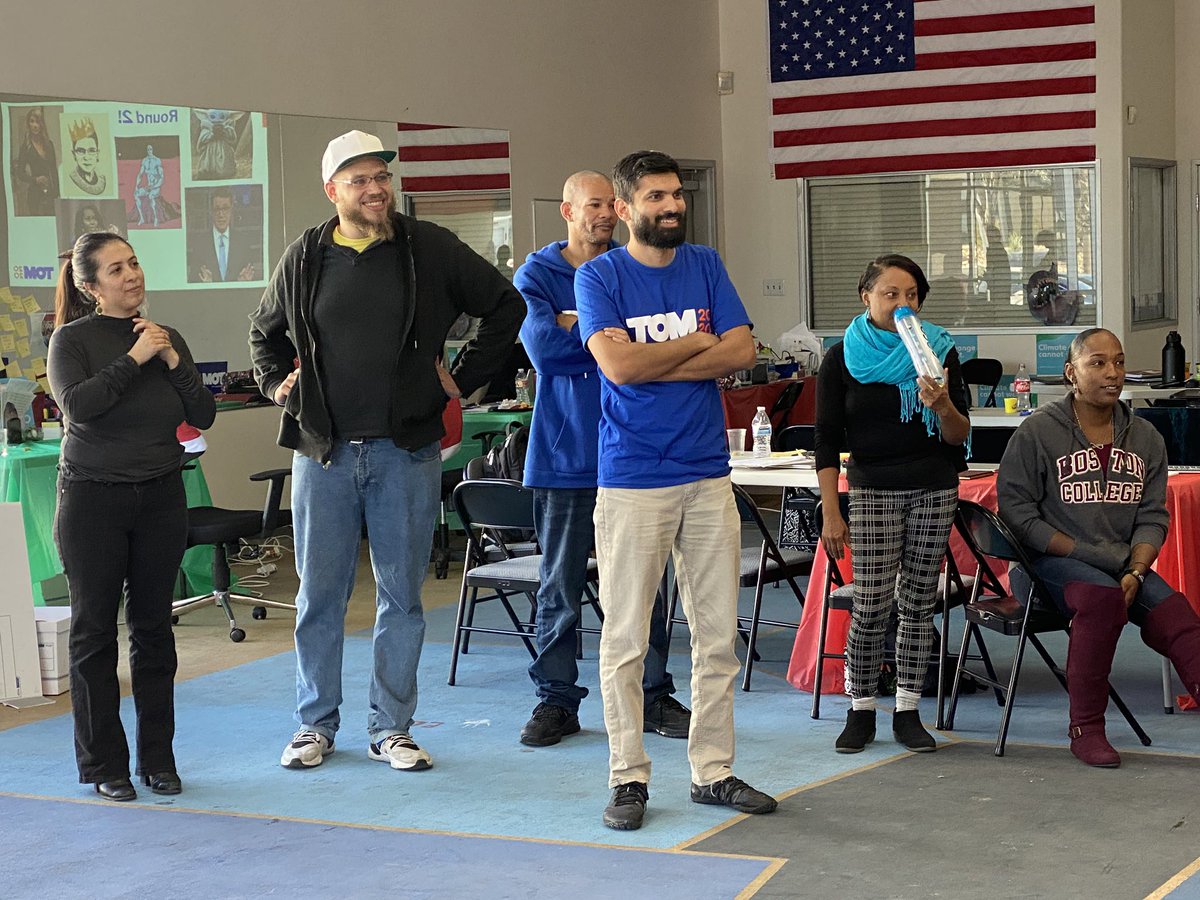 kevpik_'s tweet photo. Thank you @D1Wheeler for leading the #CaucusTraining and guiding the #TeamTom team to Caucus #Victory! https://t.co/cQopvQonrW