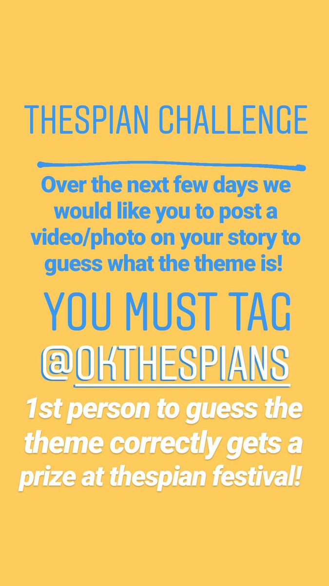 Oklahoma Thespians (@okthespians) on Twitter photo 