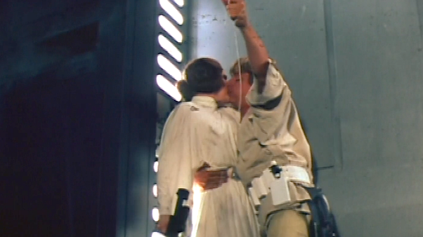 MarkHamill's tweet photo. SNL Weekend Update-"The new #StarWars surprised fans by featuring a gay kiss-which seems pretty tame considering the 1st movie had incest" WRONG! Since Luke &amp; Leia were totally unaware that they were related in any way whatsoever-what they did was actually #Innocestuous. 💋😚😳🙄 https://t.co/B4EnBr2OCv