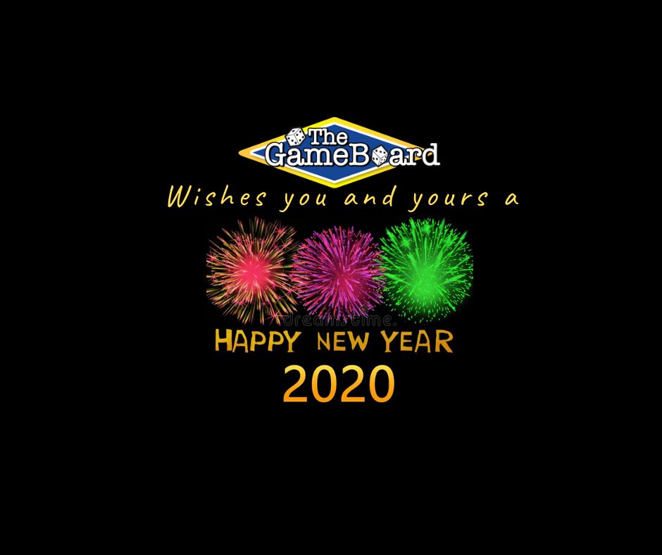 thegameboard's tweet image. Happy New Year, we hope this year brings much laughter and joy to you!
