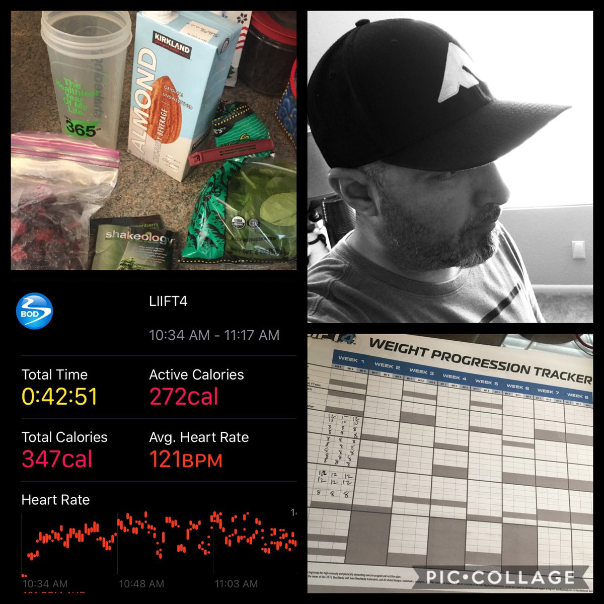 Day 1 of at home witness for this guy! Move even if it’s just small! Start somewhere and go! Let’s roll! #LIIFT4 #fitleaders @Beachbody @shakeology @AppleMusic @runandrant #ZeroApologyZone #dadsasprincipals