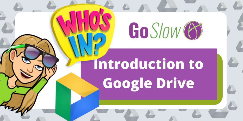 alicekeeler's tweet photo. My online #GoSlowWorkshop Introdunction to Google Drive starts TODAY!!! Sign up at https://t.co/WMrYoLYKug https://t.co/qr04FYCr9I