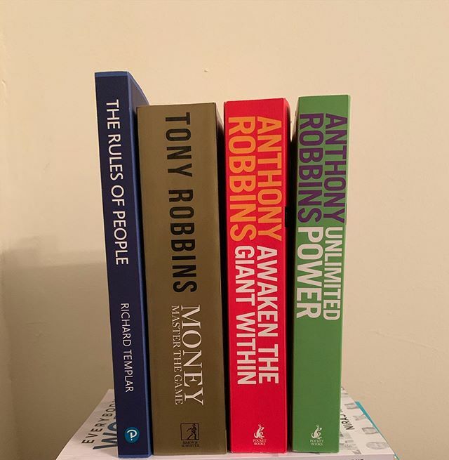 packed2much's tweet photo. Some new books to help me stay focused and work to towards the 2020 goals.Reading his books won’t be the same as seeing him live though @markedwardslive https://t.co/ZPyqATurxI https://t.co/bpJab3l8S4