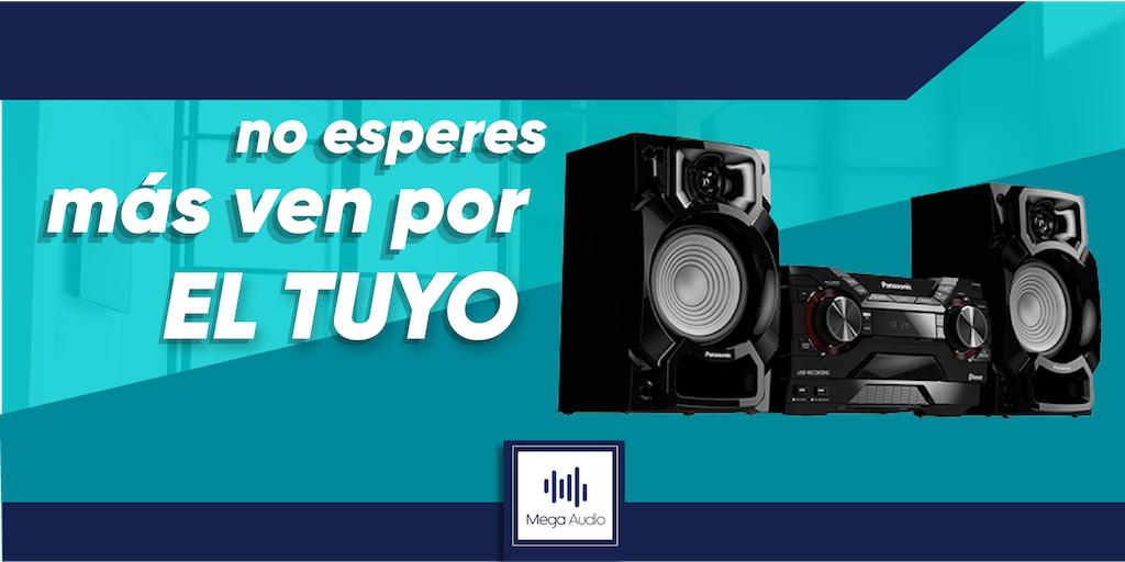 megaaudiomx's tweet photo. Que no te gane el tiempo y ven por el nuevo Minicomponente de audio con conectividad Bluetooth de Panasonic.  Ideal para estas fechas por que cuenta con dos amplificadores que generan un sonido claro y dinámico. Da clic en https://t.co/gy2ceBil8X https://t.co/eEsIPBUzKh