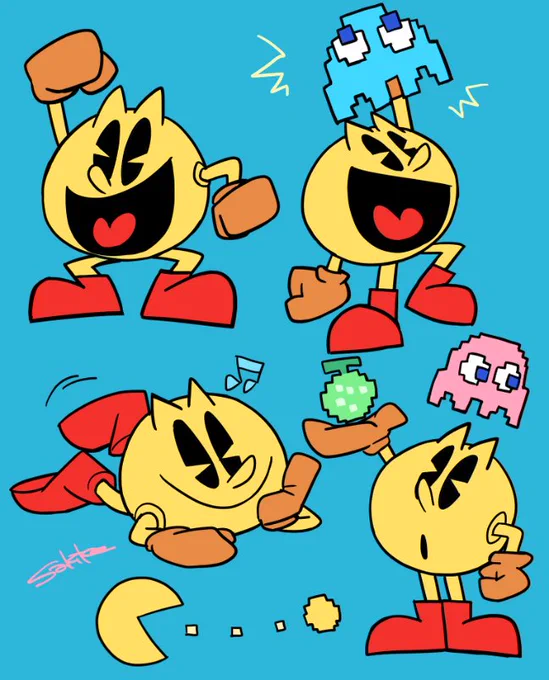 うーんあんま描けなかったなぁ…来年こそ〜 #今年の4枚 