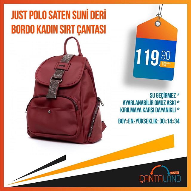 cantalandcom's tweet photo. Stok Kodu: JF-1989-BO
Just Polo Saten Suni Deri Kadın Sırt Çantası, günlük kullanıma uygun tasarımı ve çeşitli renkleri ile Çantaland stoklarında sizlerle 🎉🎉 #kadınçantası #kadincanta #sırtcantasi #kadınçanta https://t.co/0dY6YVeJbh