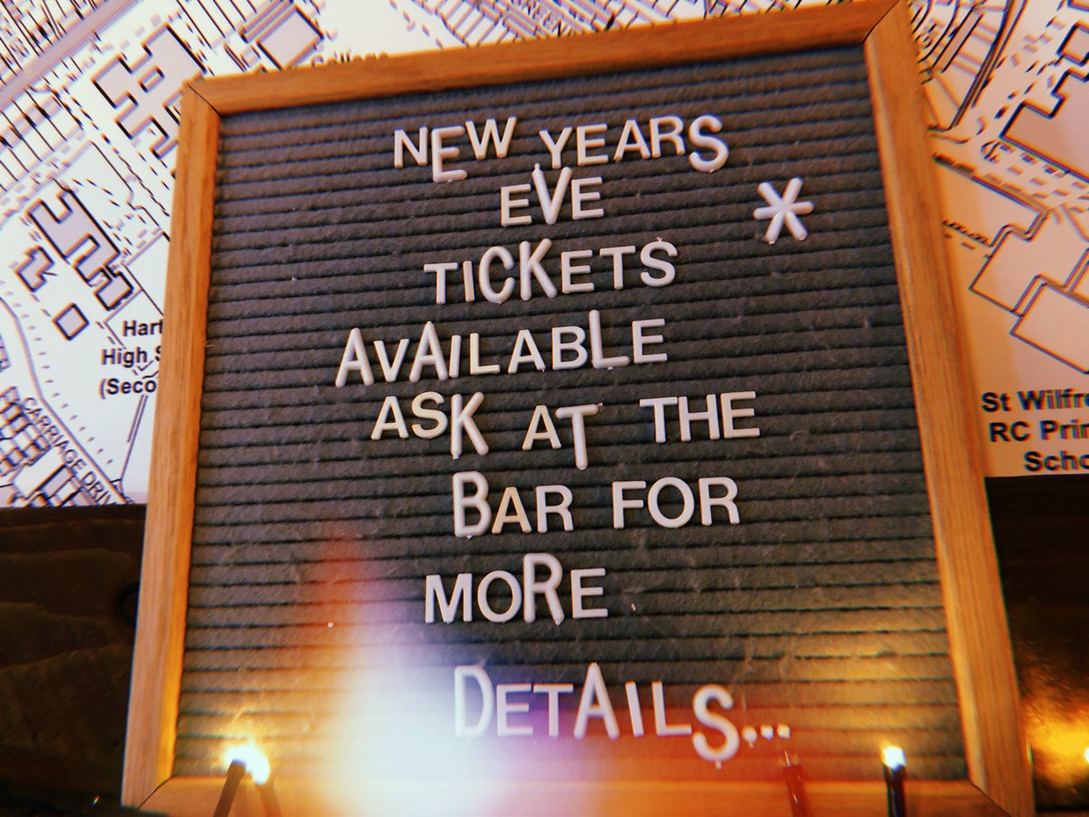 thesalthouseNW's tweet photo. New Year’s Eve is TOMORROW (!!!) and if you’re still unsure on what to do to see the decade out then have no fear, we still have a few tickets left for our NYE PARTAAAAY! Pop in and ask at the bar for more details 🥂🍾
#TheSalthouseNW #NYE #PARTAAAAY #VisitNorthwich https://t.co/O3XwmnYBvV
