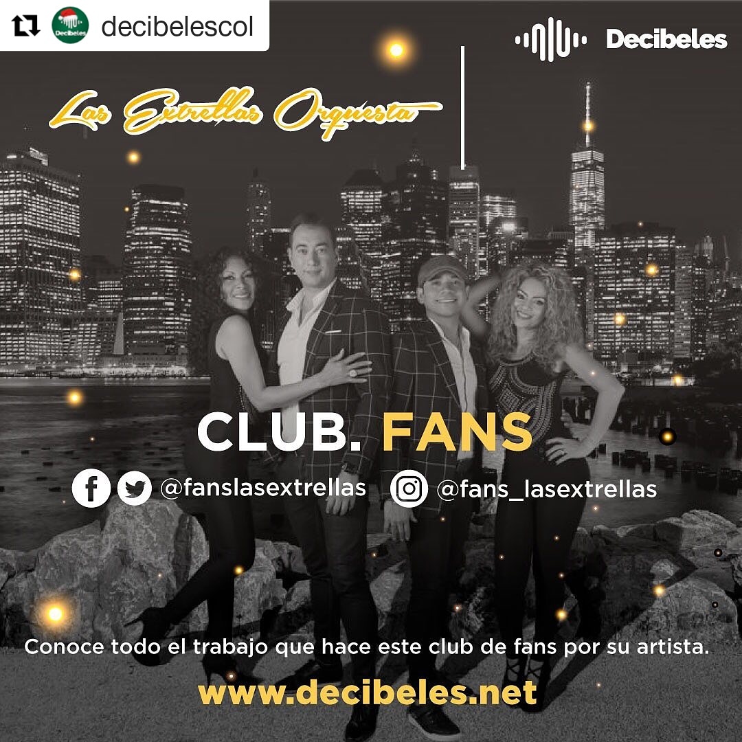 fanslasextrella's tweet photo. Los invitamos 👉 a conocer el club de fans de @LasExtrellas ⭐️ @fans_lasextrellas 🎺. Es conocido por el excelente ✌️ trabajo que realizan en pro de sus artistas 👨🎤👩🎤 y de las comunidades más necesitadas. Únete a su gran labor ❤️ #DecibelesCol #ClubDeFans @decibelescol https://t.co/VQvzVRwn7E