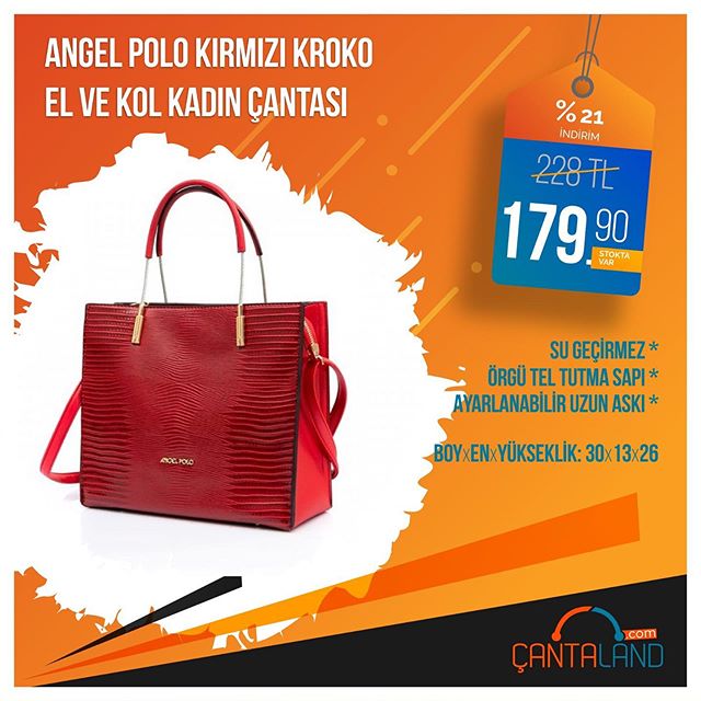 cantalandcom's tweet photo. Stok Kodu:SHN-9280-KIR

Angel Polo Kırmızı Kroko kumaştan üretilen çanta, kaliteli ve şık tasarımı ile Çantaland stoklarında 🎉💃 #kadınçantası #kadincanta #kadınçanta #elçantası #kolçantası #kolcantasi #çantamodelleri2019 #çantadünyası #çantacı #çantacım #çantamoda #çantaland https://t.co/13COITWmY8