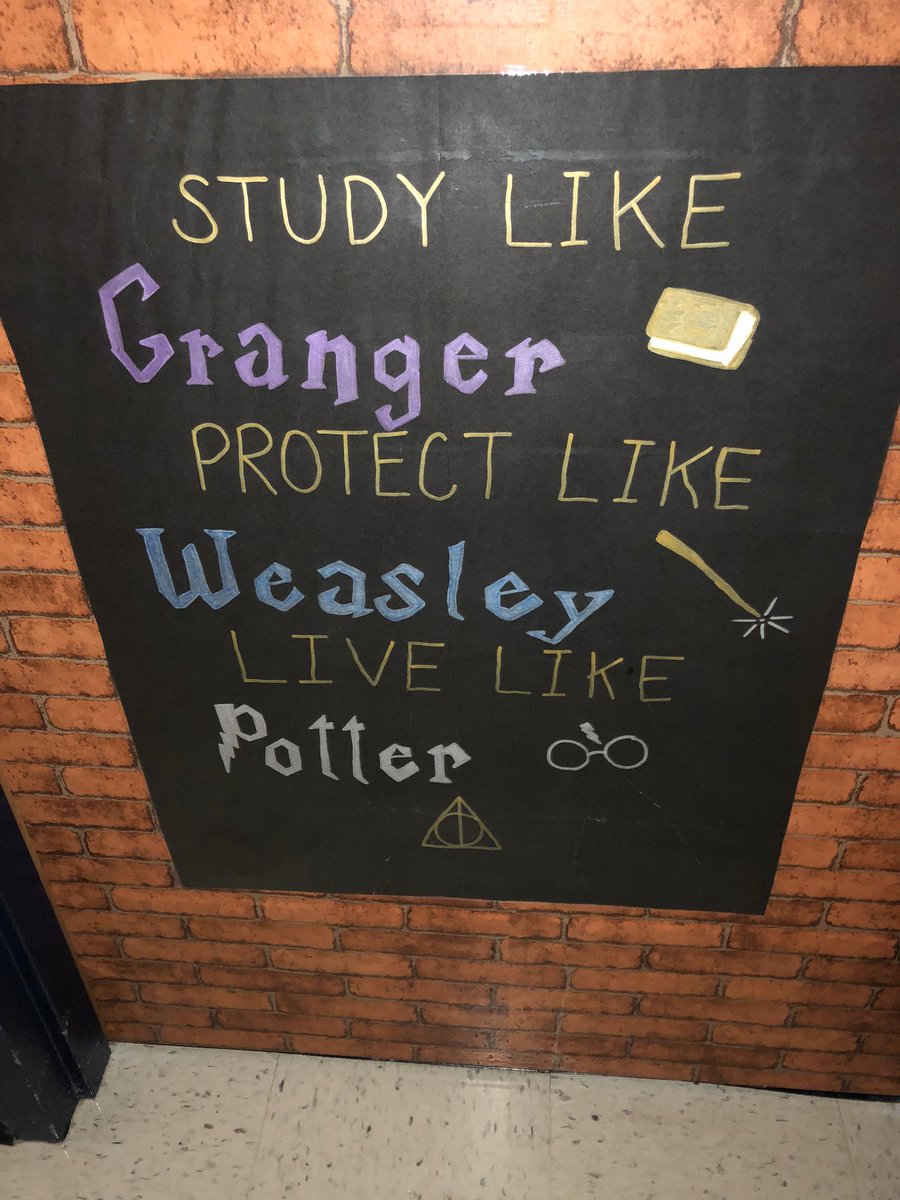 brandit929's tweet photo. @PotterWorldUK My classroom door. https://t.co/zt0L5ZTkaW