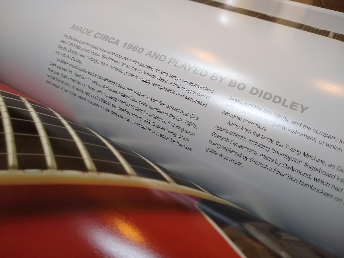 fourcolourprint's tweet photo. Hey! #BoDiddley! It's Bo's birthday, so I gotta ask "Who Do You Love?" Besides Bo.... his @gretsch #TwangMachine rocks! How awesome is this #20lb tome featuring classic guitars from great performers? Just don't drop it on your toes.🙃🎸#bookstagram https://t.co/M2AOxFZGh1 https://t.co/lFX0zthAG5