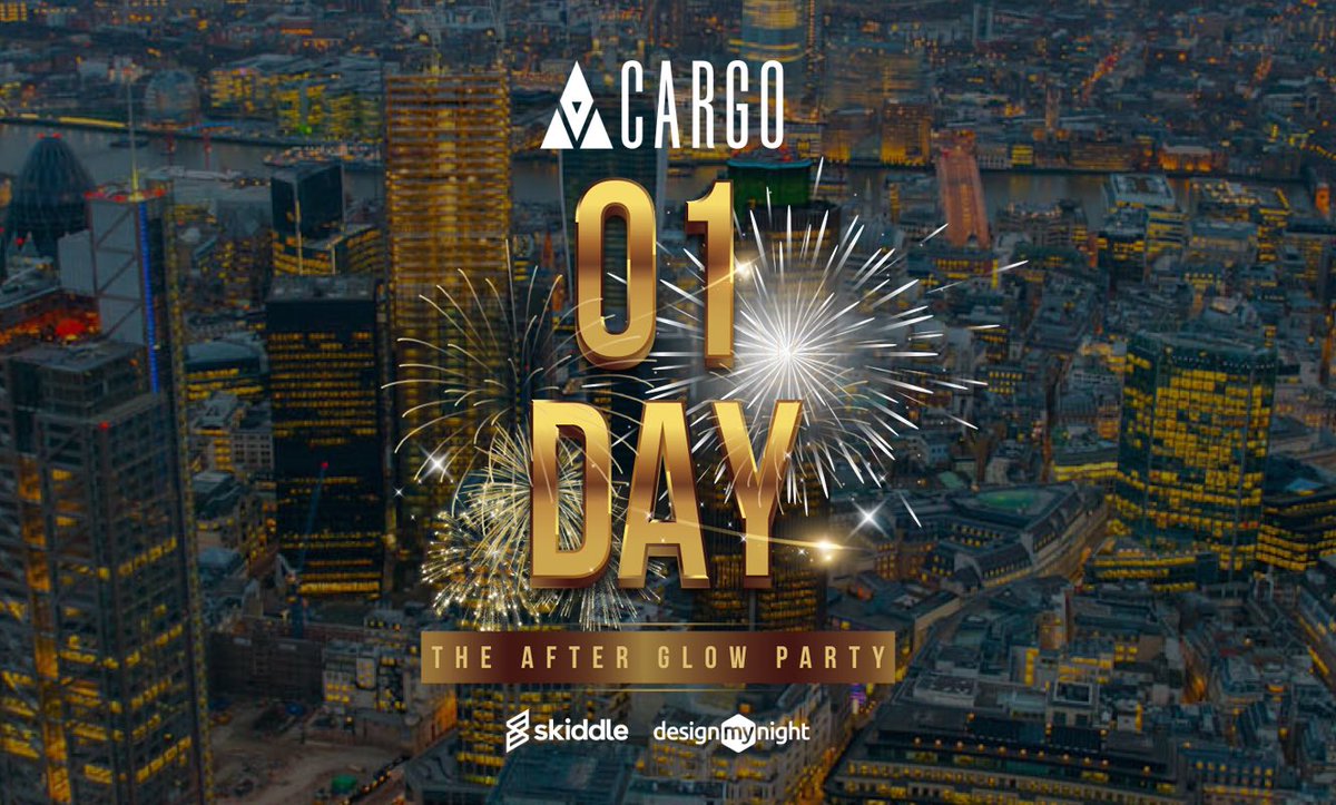 Only 1 day until the biggest party of the year! Grab tickets now! 🎉🍾💃. bit.ly/cargo2020