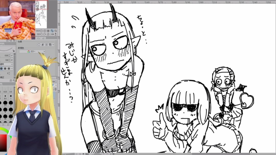 ライブでここまで進みました #今日のライブ進捗 https://t.co/y10CT19UMU 
