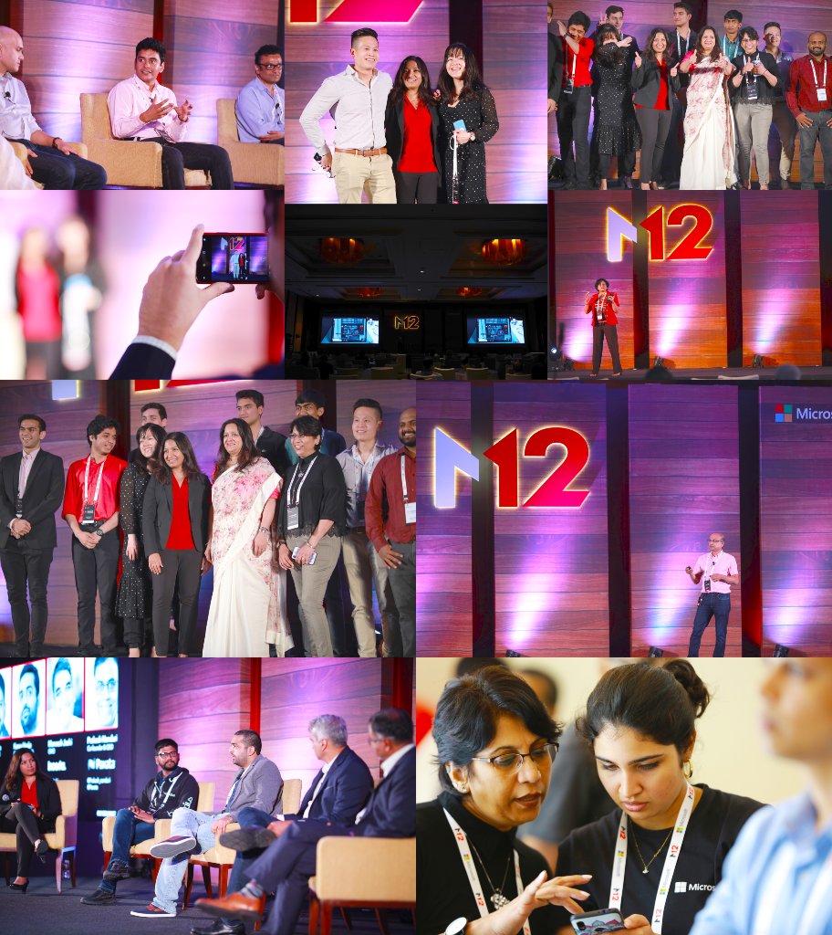M12vc's tweet photo. As 2019 closes, let's take a look back to the #M12Summit in India that welcomed 150 leaders from #startups & #VC funds to learn from #Microsoft speakers, leading venture funds & startups, as well as, our #M12 portfolio #founders. https://t.co/JFSG037jPf https://t.co/gXeH9R49n4