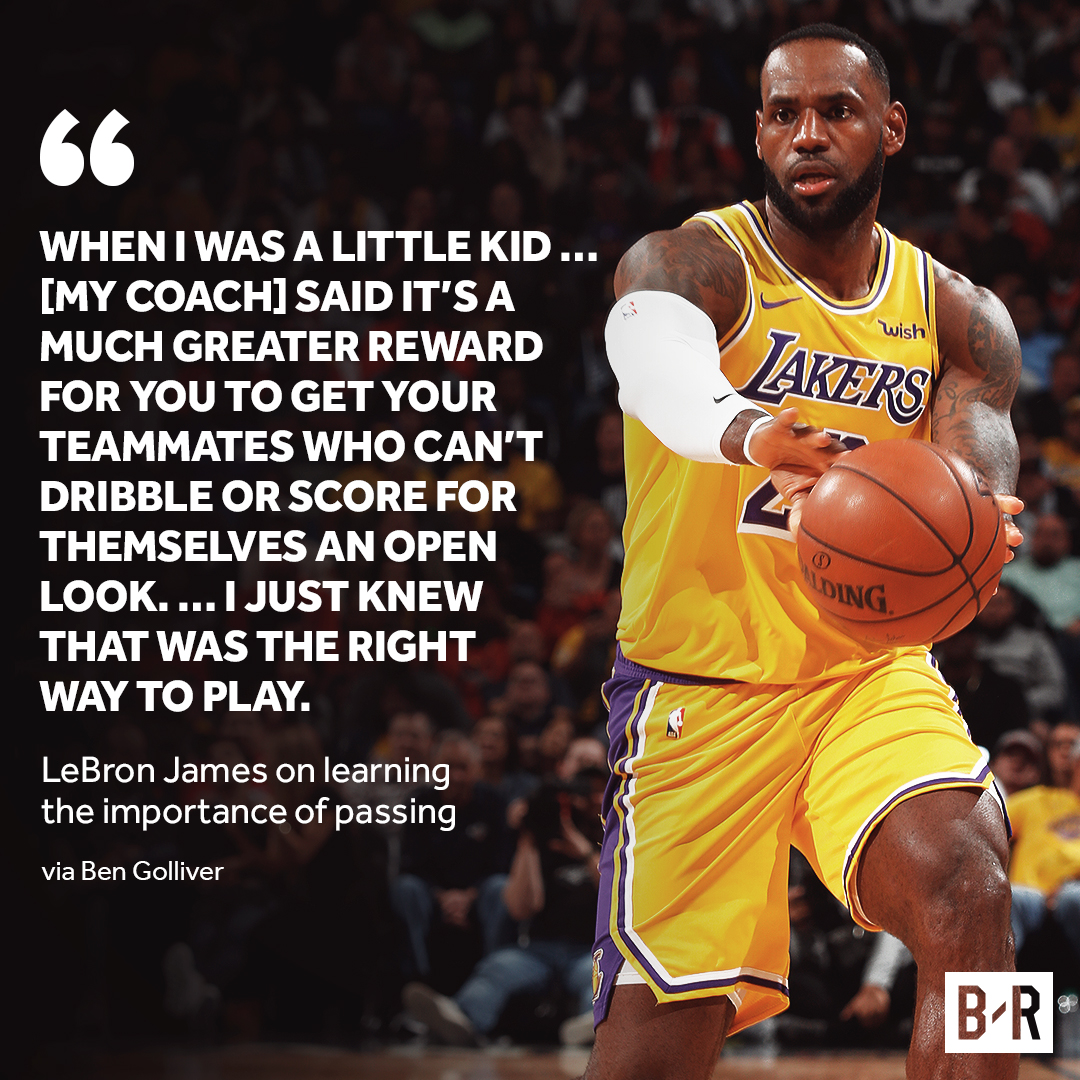 BleacherReport's tweet photo. Bron reached 9K career assists last night.

Mentality started early. https://t.co/NI1XqxMLSz