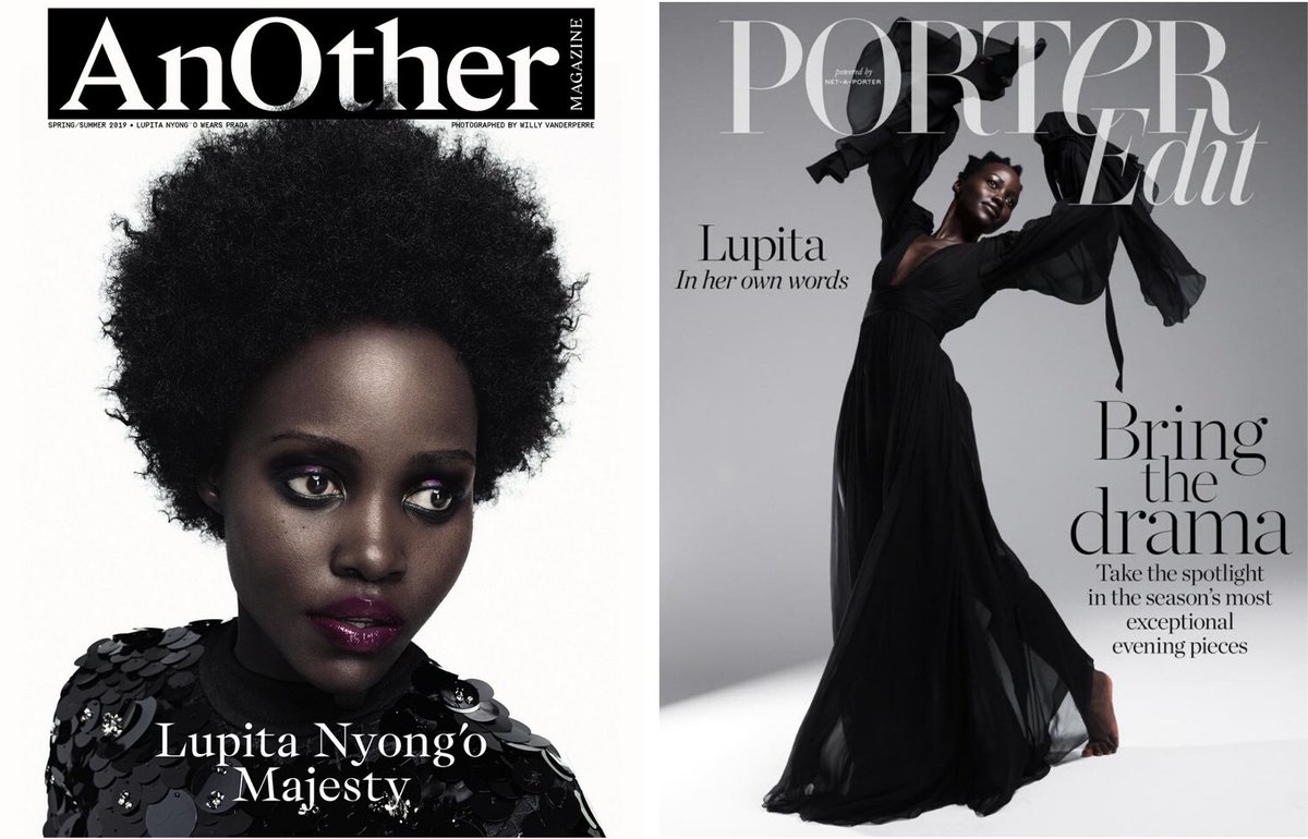 Lupita_Nyongo's tweet photo. 2. 2019 magazine covers. ✨ Speaking of which, something new is coming soon... #LNTopTen https://t.co/CUEekJiqHA
