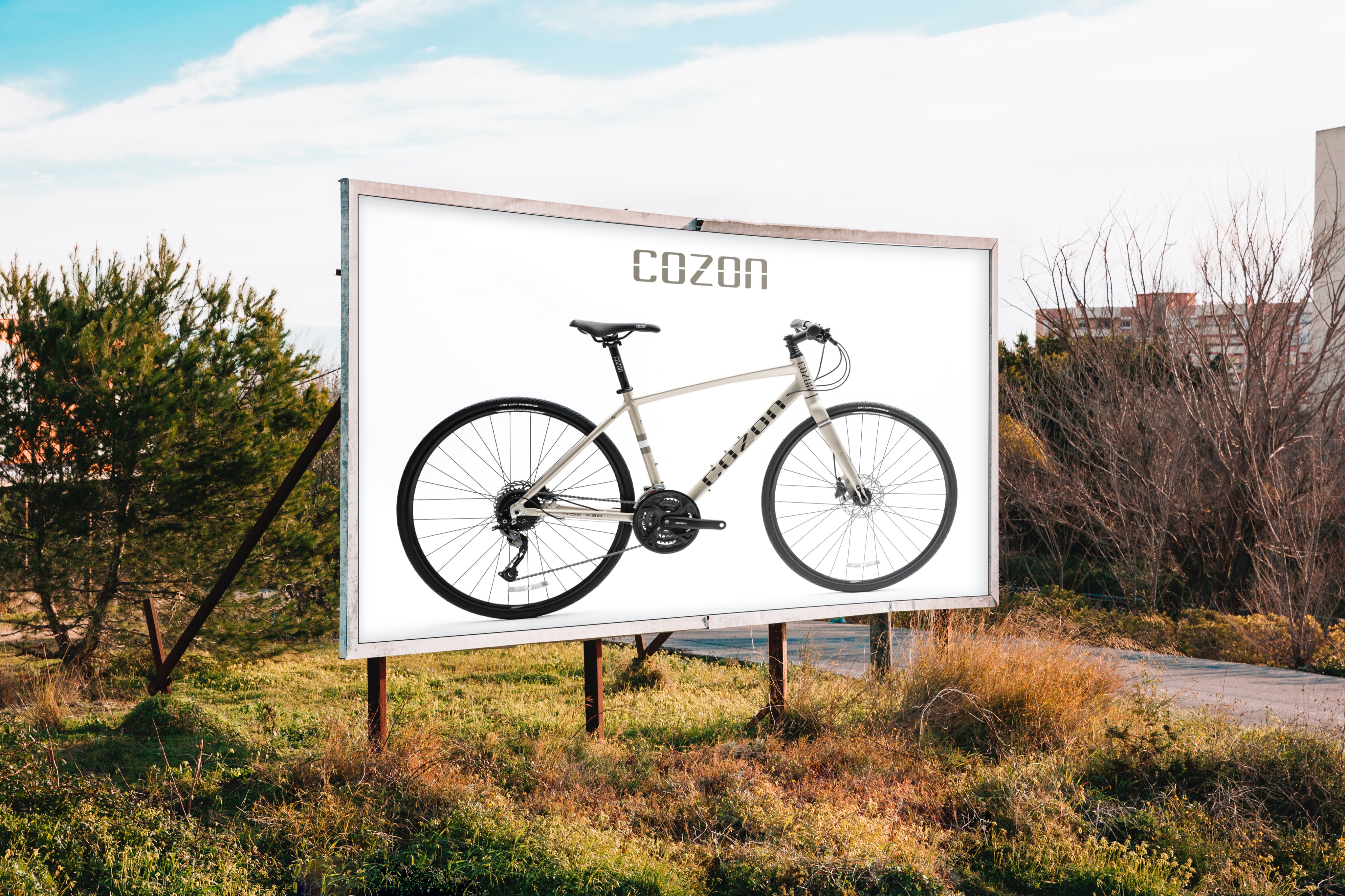 Mybike on X COZON HYBRID BIKE ALUMINIUM FRAME WITH CARBON FIBER FORK FOR FURTHER INFORMATION PLEASE VISIT OUR WEBSITE https t zfRzzjkpg7 https t wf1Cx6sGeH X