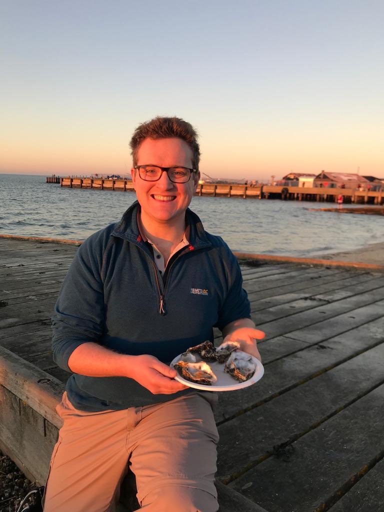 SnowytheDoggie's tweet photo. Day 2 of our north Kent coastal explore took us from Birchington-on-sea to Whitstable on @saturdaywalkers #SWCWalk28. @Makcaris ice cream perfect for the weather & we timed oysters from the @TheForgeWhit exactly for sunset! #SWCWalks https://t.co/51BpDYi7CR
