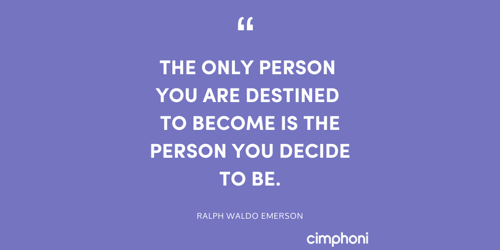 CimphoniRick's tweet photo. The only person you are destined to become is the person you decide to be. - Ralph Waldo Emerson #MotivationalMonday https://t.co/Y0h2WGQxtx