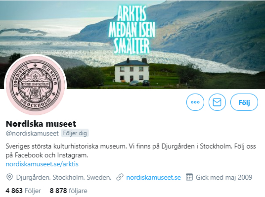 svenskhistoria's tweet photo. Topplista över 101 svenska museer på Twitter:
https://t.co/iYRcY2wr2y
#kulturarv #museitoppen https://t.co/9yMUJs5Boe