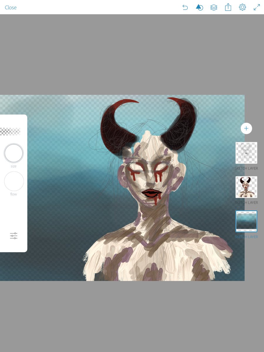 AllisonInspi's tweet photo. I do want to finish this piece so I’m actually working on it little by little I’ve been trying to bring back my anime style while still using all the techniques I’ve learned from figure drawing and painting in mind ^^#dallasartist #succubus #digitalpainting https://t.co/gGZ7D1Xu4V