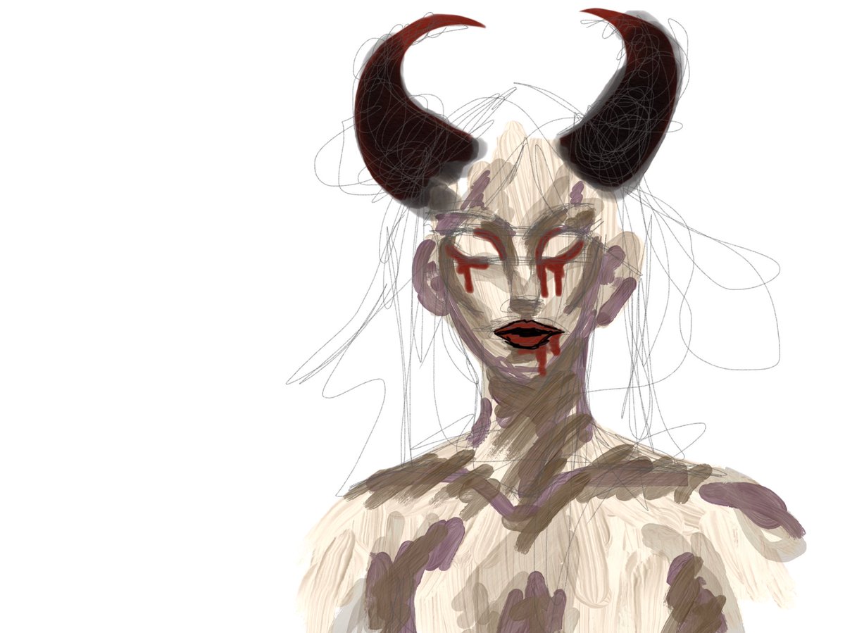 AllisonInspi's tweet photo. I do want to finish this piece so I’m actually working on it little by little I’ve been trying to bring back my anime style while still using all the techniques I’ve learned from figure drawing and painting in mind ^^#dallasartist #succubus #digitalpainting https://t.co/gGZ7D1Xu4V