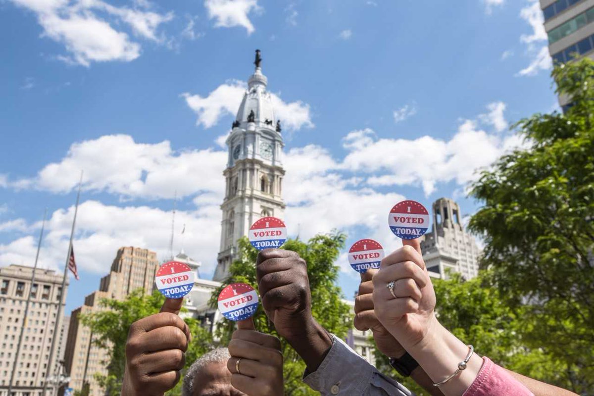 PhiladelphiaGov's tweet photo. Philly is getting new election day stickers and you could be one of the artists chosen for the next design! @PhillyVotes has the full details β‘οΈ https://t.co/y5t2qajjrC https://t.co/wafR0XyFpx