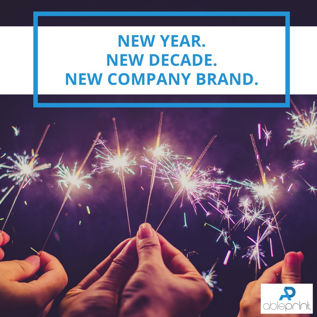 AblePrintUK's tweet photo. To celebrate the coming new year, Able Print are bringing to you 20 reasons why re-branding your business is a step in the right direction! Every day from 1st January we will bring you 'up-to-date' with what you need to know: https://t.co/qf1YC1ZxMf #Newyear #rebranding https://t.co/ZLCM7ppATq