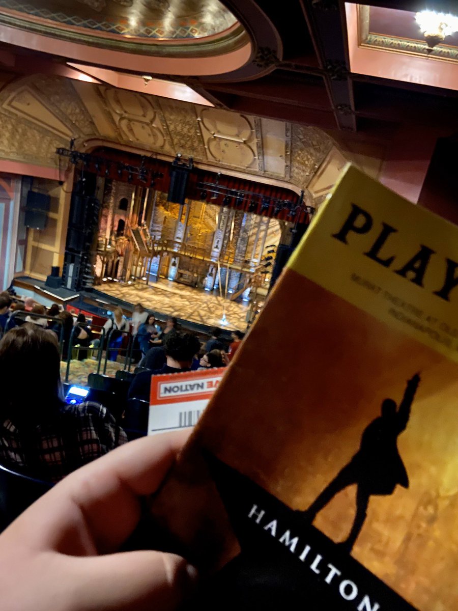 m_oilar's tweet photo. Being in the room where it happens was everything I dreamed it would be and more! Simply amazing show with my best friends! @Nattatat09 @samrdeane #AdotBURR #AdotHAM https://t.co/zjW28auzZp