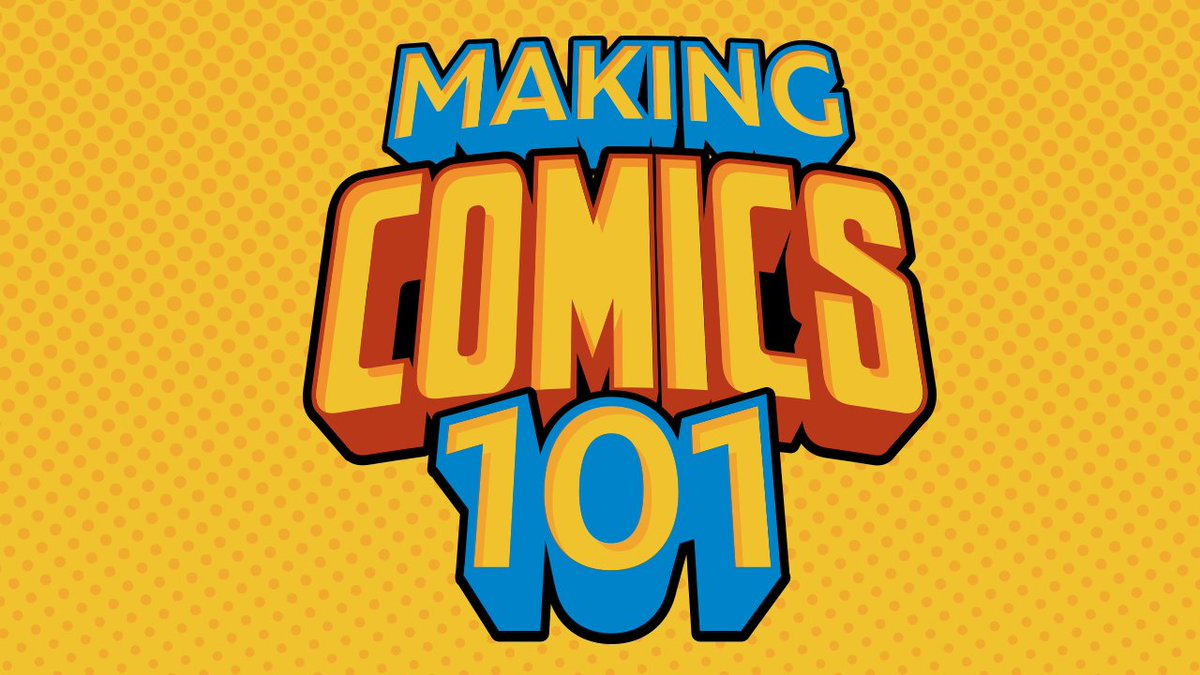 Want to learn how to make comics? Here's the trailer for my new YouTube series Making Comics 101...  youtube.com/watch?v=-L6rYq…