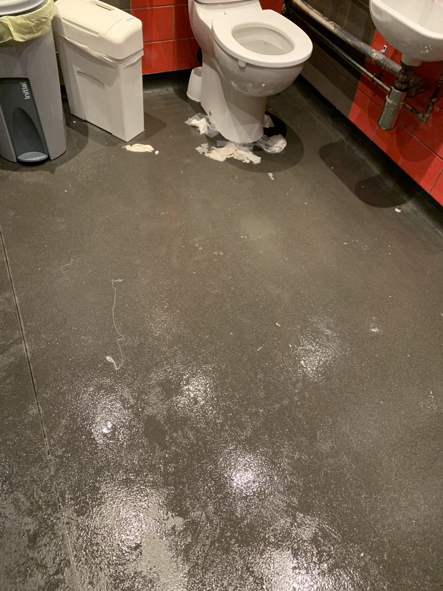 TravelsMagical's tweet photo. @Primark Bristol You have always had big problems with the pipes in your toilets but this is unacceptable! It’s also not uncommon. Sort it out, no one should have to walk through puddles like this. They are despicable https://t.co/6SZkC33Wsl