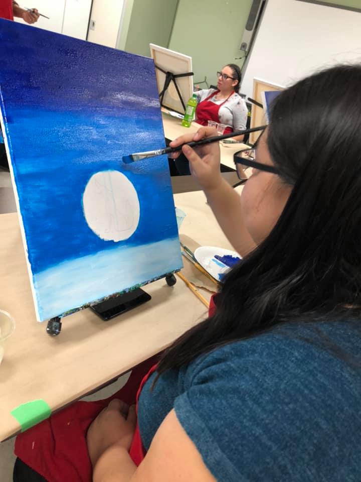 _PositiveVoice's tweet photo. Today’s celebration paint day with @Moses &amp; @PeggySattlerNDP. Today was a great way to end our current session of positive Voice.Yaw^ko and Chi miigwetch to Everyone who helped make today a success! Congratulations ladies! @ONTrillium @NokeeKwe https://t.co/5xfbnl2BYN