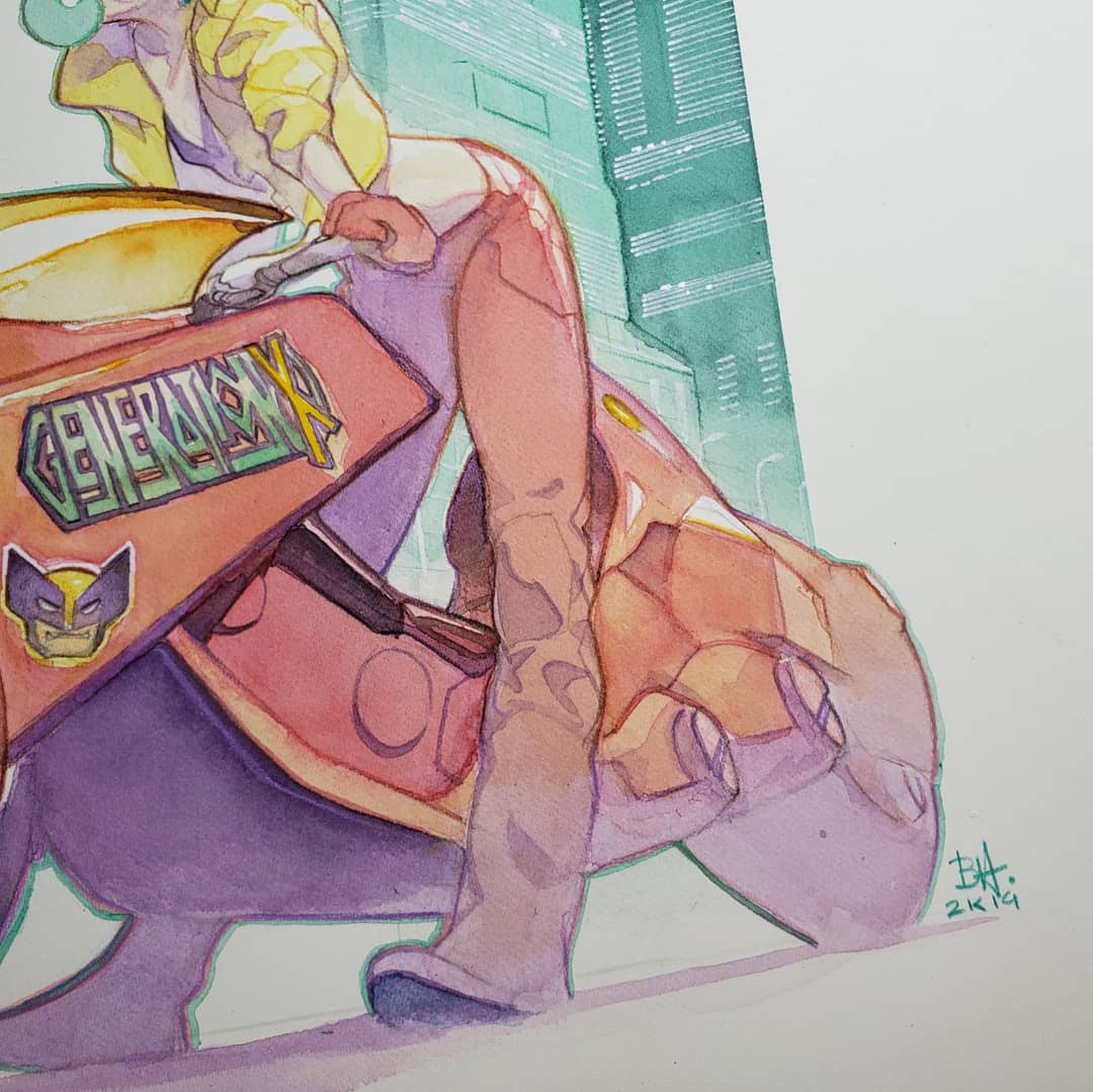 benharveyart's tweet photo. Some better shots of the #fandubbed #jubilee2099 piece πβ¨
_
#jubilee #jubileexmen #jubilationlee #xmen #kaneda #shotarokaneda #kanedabike #akira #benharveyart #artistalliez https://t.co/3xzkUqIAlD