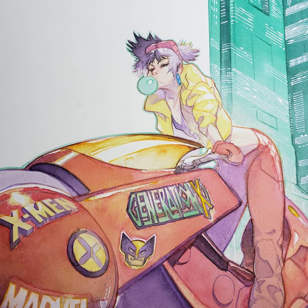 benharveyart's tweet photo. Some better shots of the #fandubbed #jubilee2099 piece πβ¨
_
#jubilee #jubileexmen #jubilationlee #xmen #kaneda #shotarokaneda #kanedabike #akira #benharveyart #artistalliez https://t.co/3xzkUqIAlD