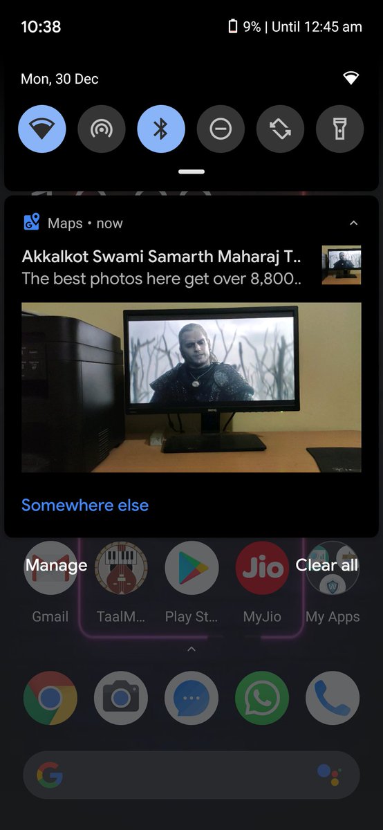 connectamey's tweet photo. @googlemaps Seriously??? Reteain your Machine Learning Models 😛 @NetflixIndia @netflix @witchernetflix https://t.co/9abCQc33vw
